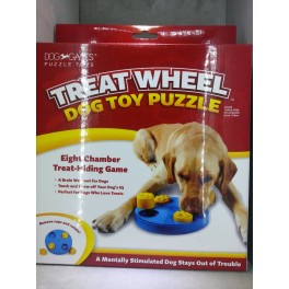 Dog Games Puzzle Toys - Treat Wheel